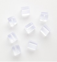 Rubber Cube 2mm Earring Back